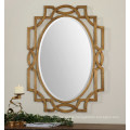 Antique Gold Leaf Finish Frame Wall Mirror on Hot Sales